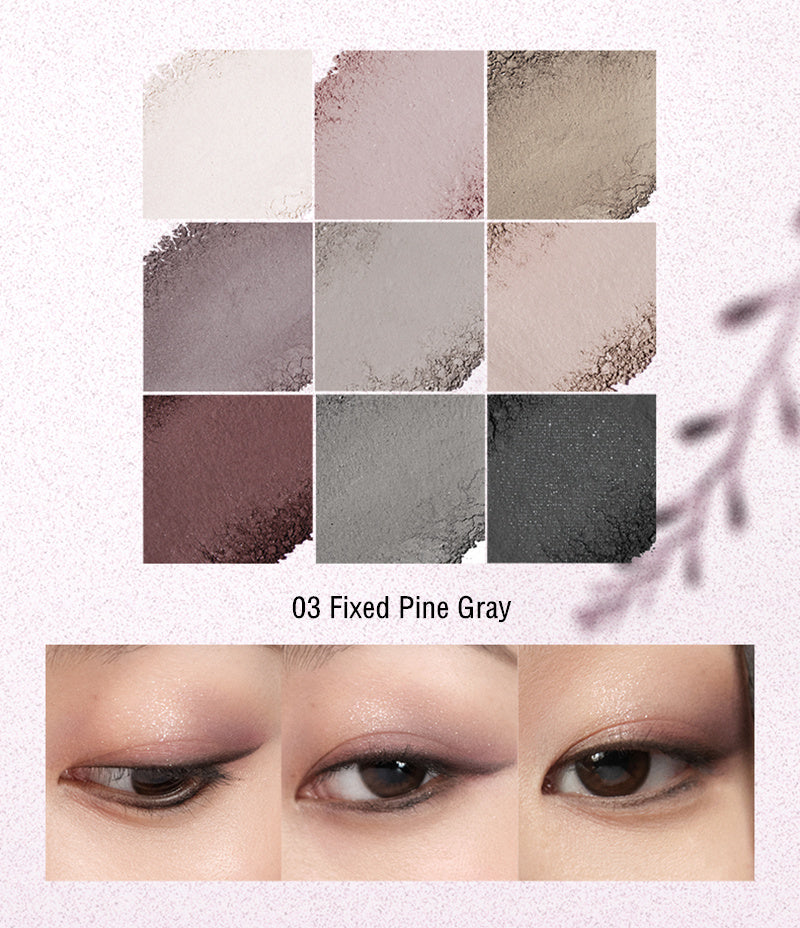 MARIE DALGAR Flower Juice Prints Series 9-Color Eyeshadow Palette T3822