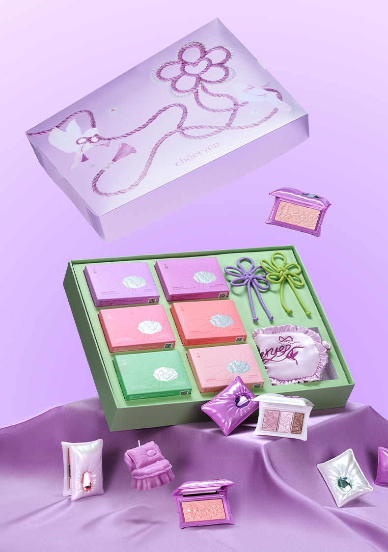 QianYan Pillow Gem Collection Eyeshadow Palette & Highlighter T5980