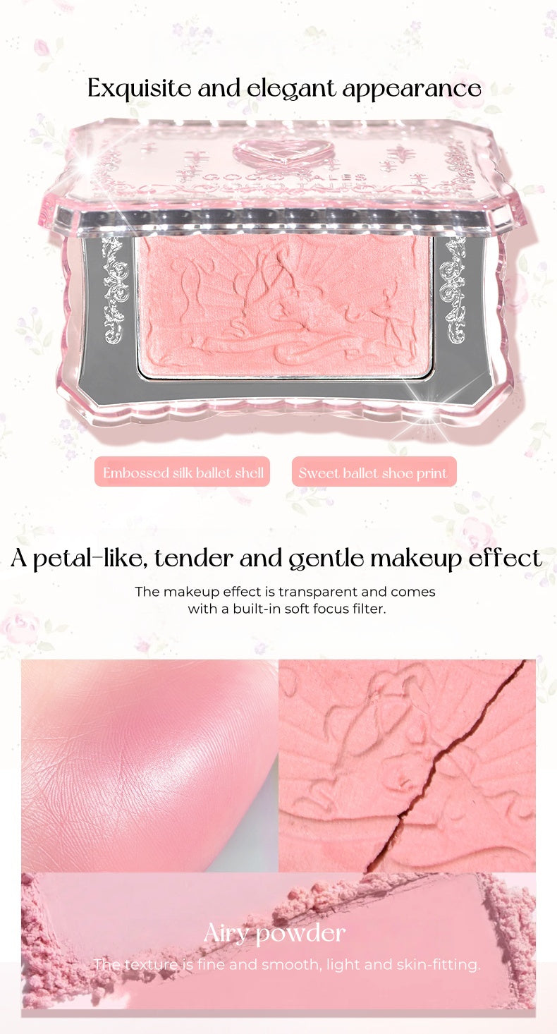 GOGO TALES Sweet Pink Ballet Collection Makeup Blusher T4846