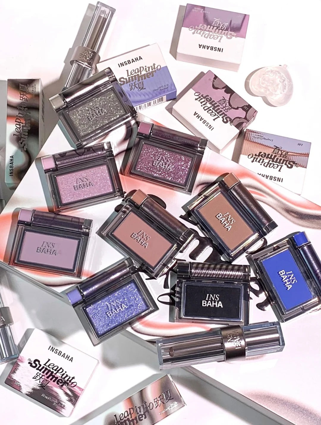 INSBAHA Matte & Pearlescent Monochrome Eyeshadow T4119