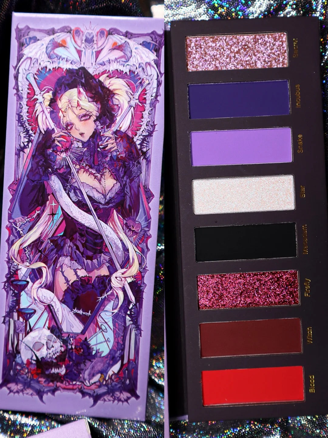 Narimi Fireflies In Dark Night 8-farvet øjenskyggepalette (6.0) T3840