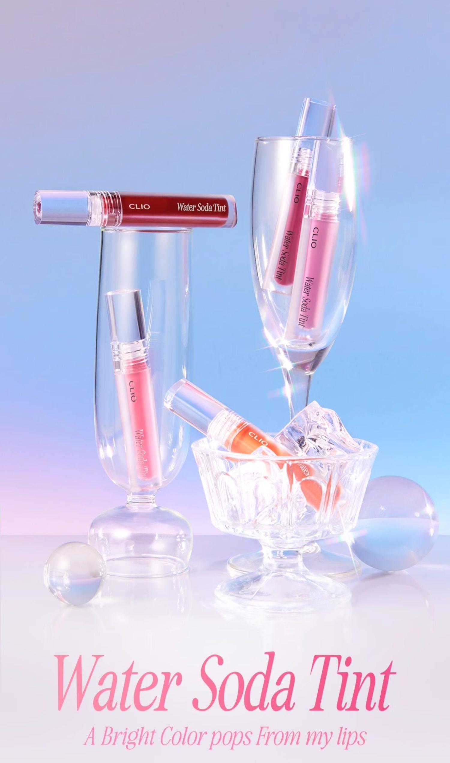 CLIO Long-wear Moisture Glossy Water Soda Lip Tint T4769