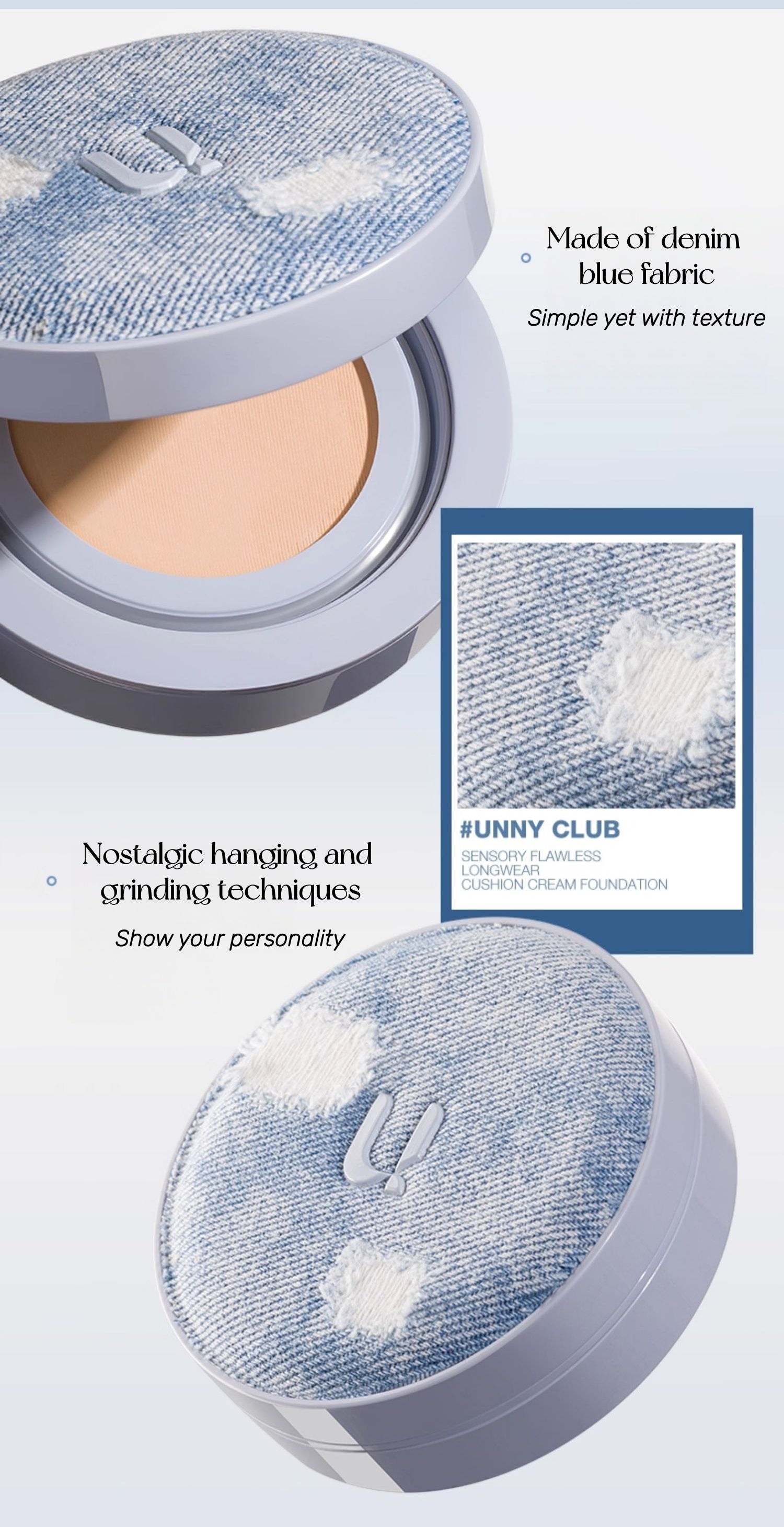 UNNY CLUB Oil-control Sensory Flawless Air Cushion Foundation T5334