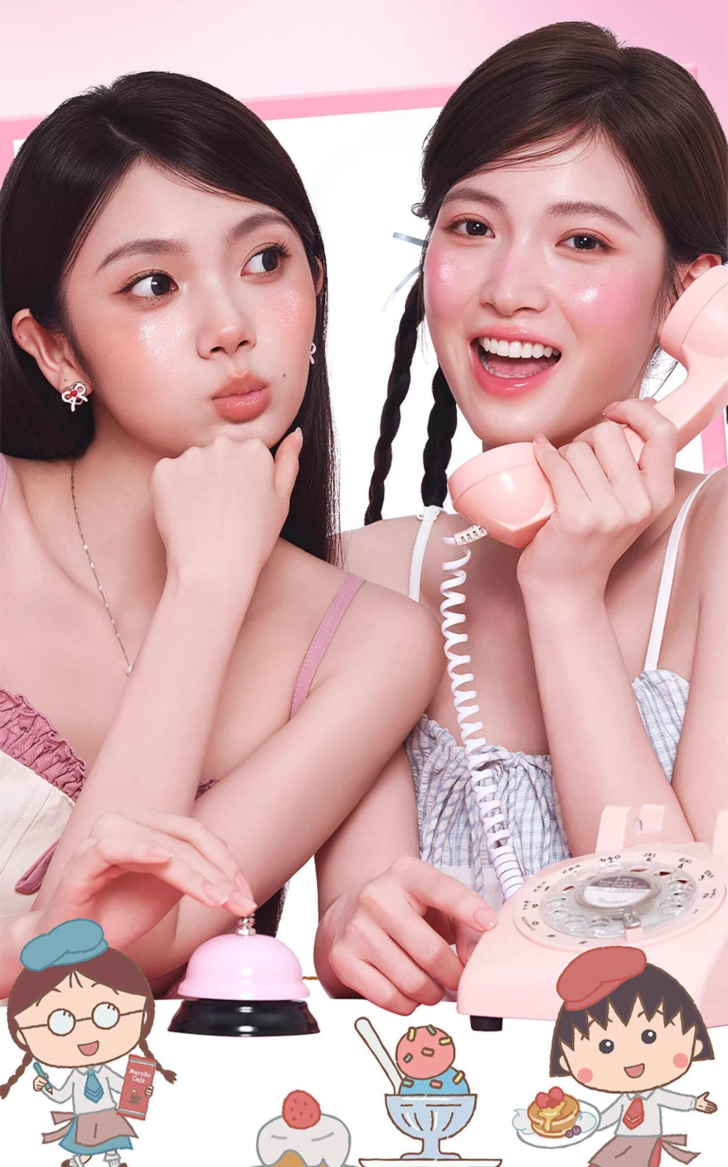 VEECCI X Chibi Maruko-chan Glossy & Matte Air Cushion Blusher T5519