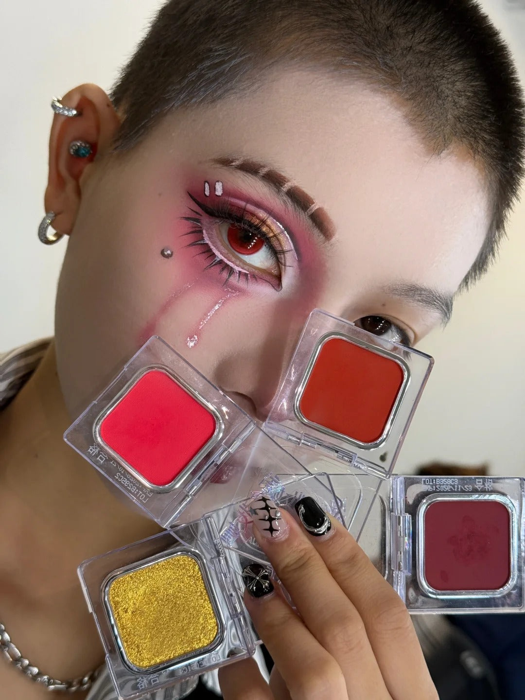 JSZH High Saturation Colorful Monochrome Matte Eyeshadow T4211