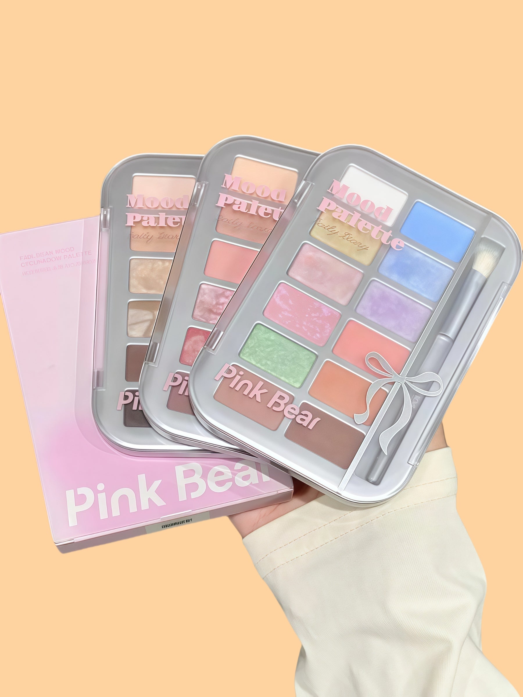 Pink Bear Color Mood Collection 12-color Eyeshadow Palette T4721