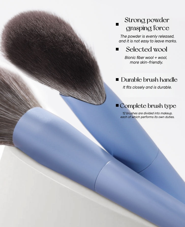 AMORTALS Work Master Collection 12 Pcs Makeup Brushes Set T5264