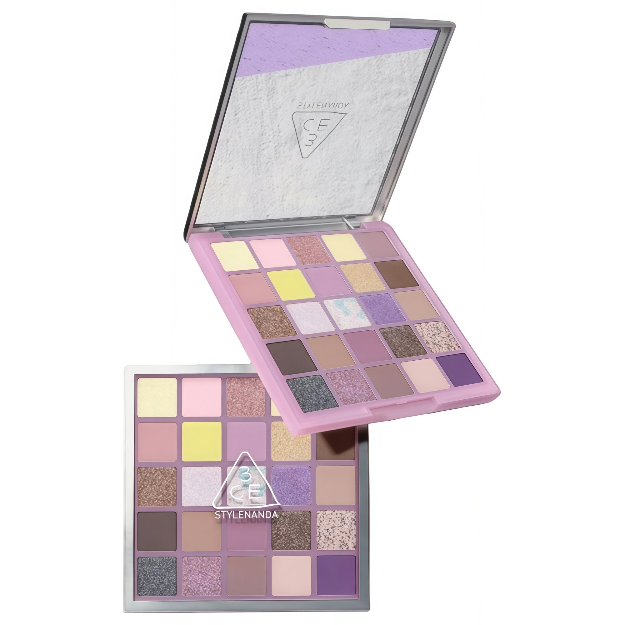 3CE 25-color Eyeshadow Makeup Palette #Lavender Unfold T5444