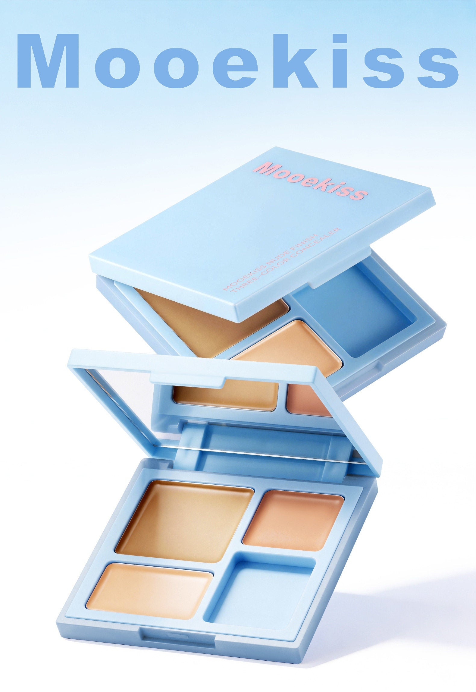 MOOEKISS 3-color Silky Flawless Concealer Palette T5670