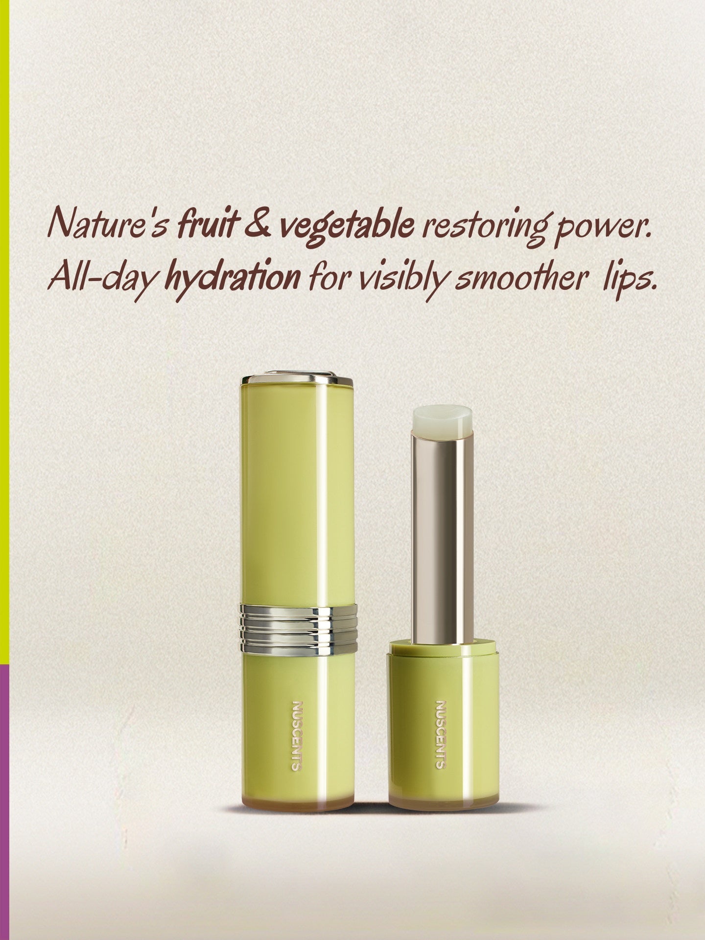 NUSCENTS Morning Fruit Essence Moisturizing Lip Balme T5746