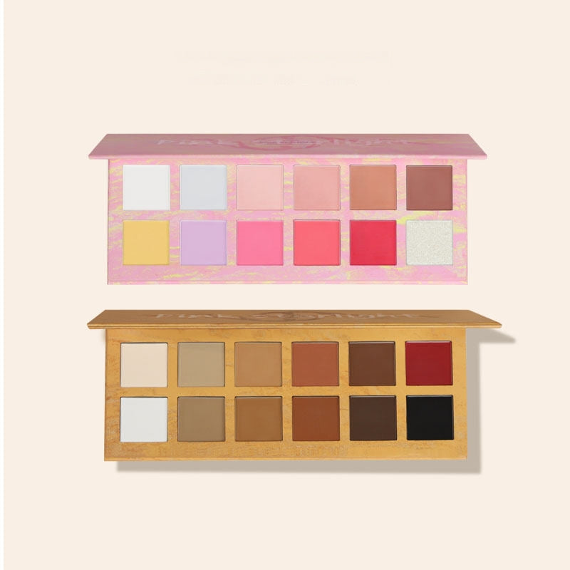 PINK STARLIGHT Multi-use 12-color Makeup Eyeshadow Palette T5947