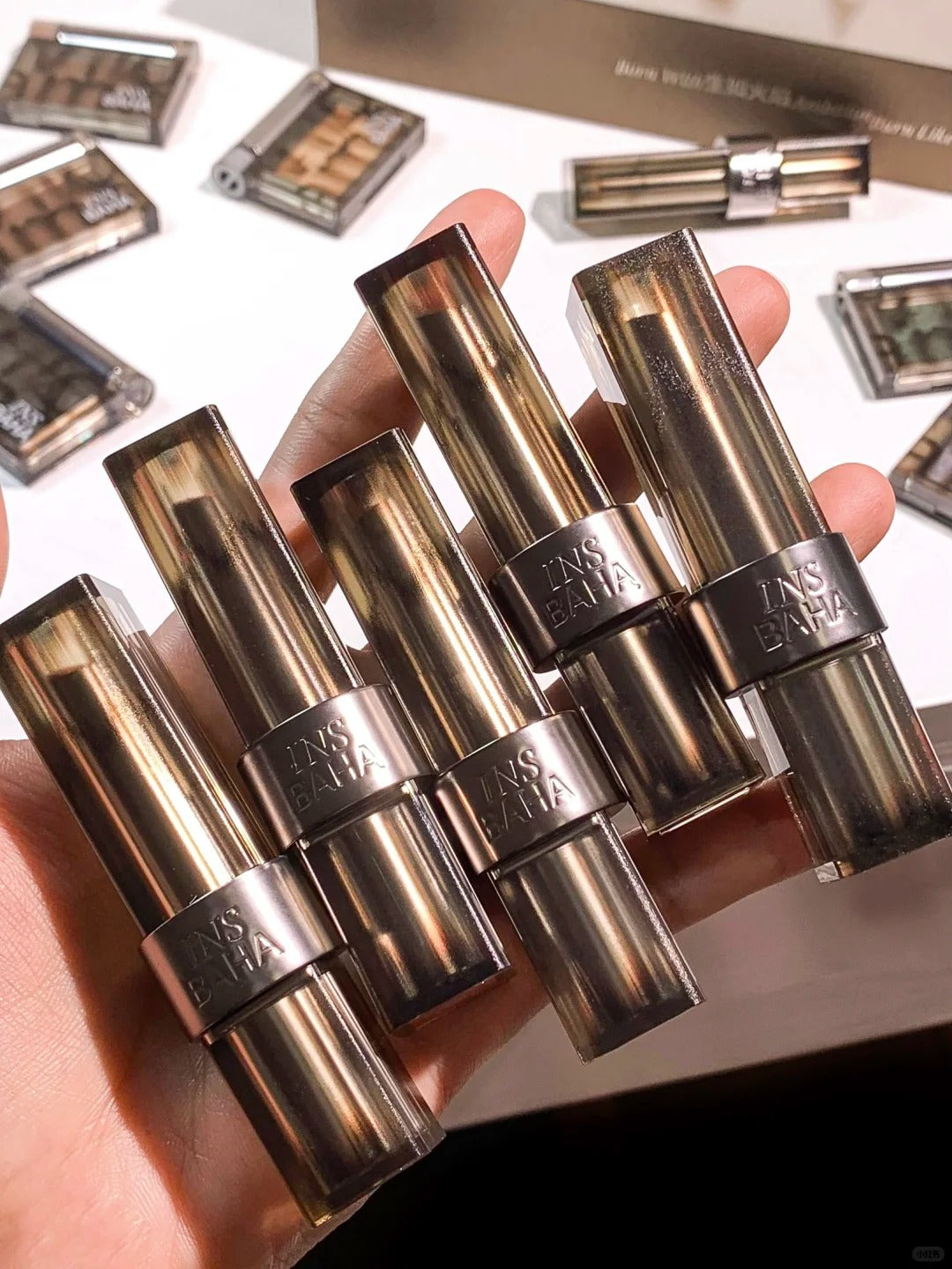 INSBAHA Wild Flame 65% Oil Moisturizing Matte Lipstick T4170