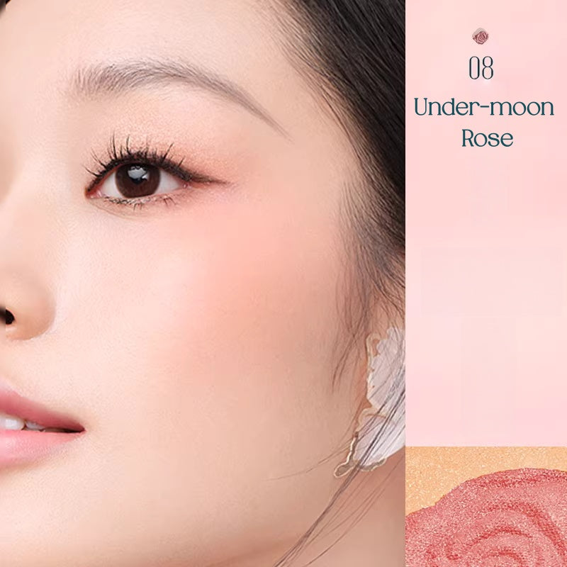 Florasis Flower Essence Moist 2-color Makeup Blusher T5488