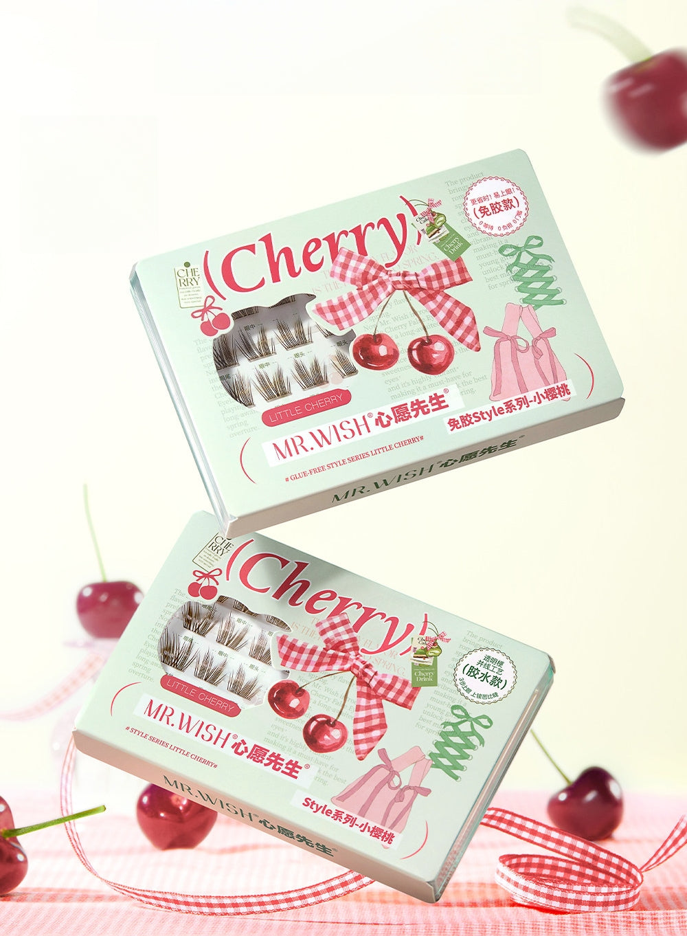 MR.WISH Little Cherry Glue-free Natural False Eyelashes T5656