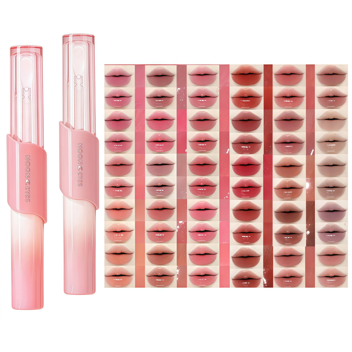 MOONEYES Color Diary Collection Matte & Glossy Double-head Lip Glaze T6028