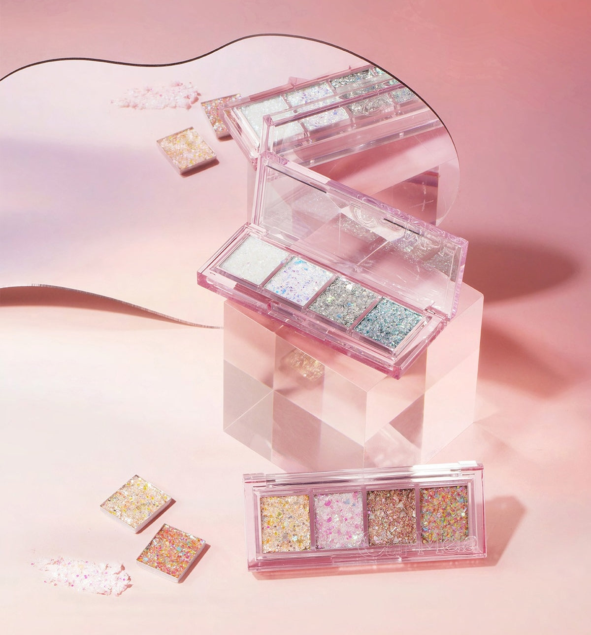 CARMELA Glitter Shiny Eyeshadow Palette T5706