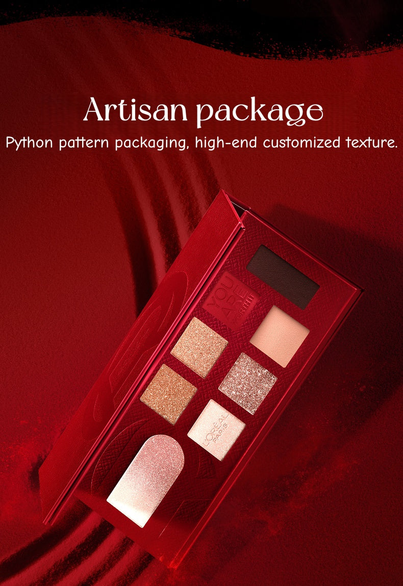 L'Oréal Live For Red 8-color Multi-use Eyeshadow Palette T4980