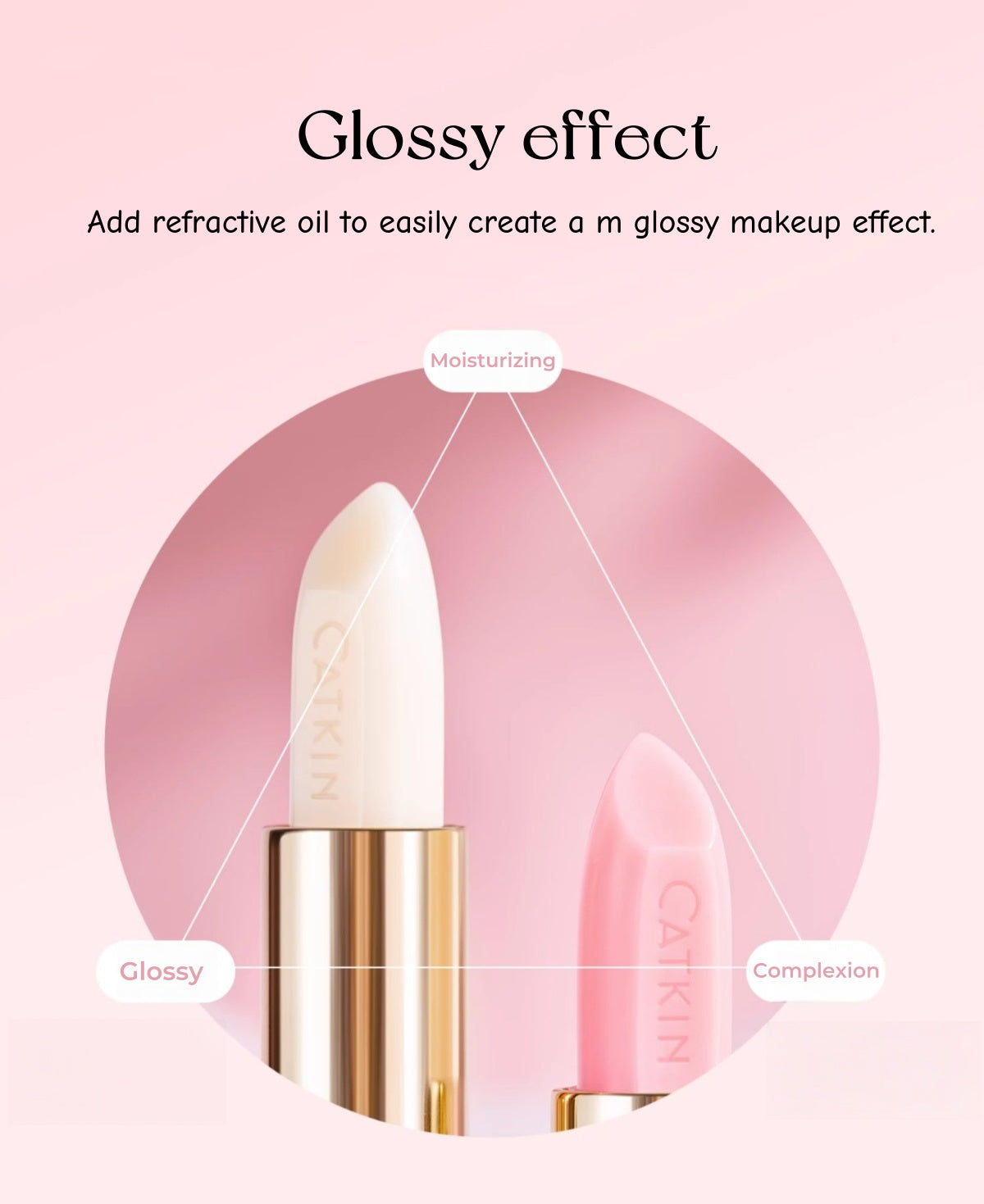 CATKIN Glossy Moisturize Color Change Lip Balm & Lipstick T5028