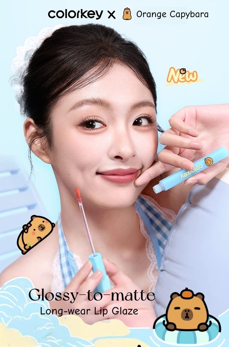 Colorkey X Orange Capybara Long-wear Lip Glaze T4710