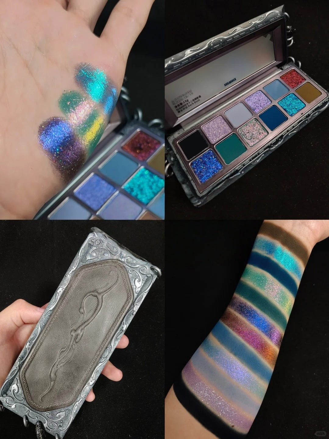 SUGAROCK Dark Dust 12 Color Eyeshadow Palette T5664