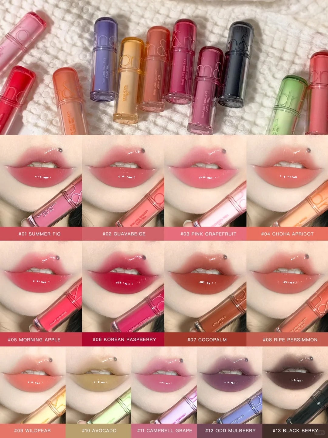 ROMAND Juice Mini Long-wear Moist Glossy Lip Tint (2.0) T5230