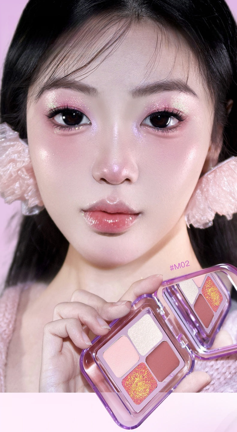 GELLA'S Color Phantom 4-color Chameleon Eyeshadow Palette T4583