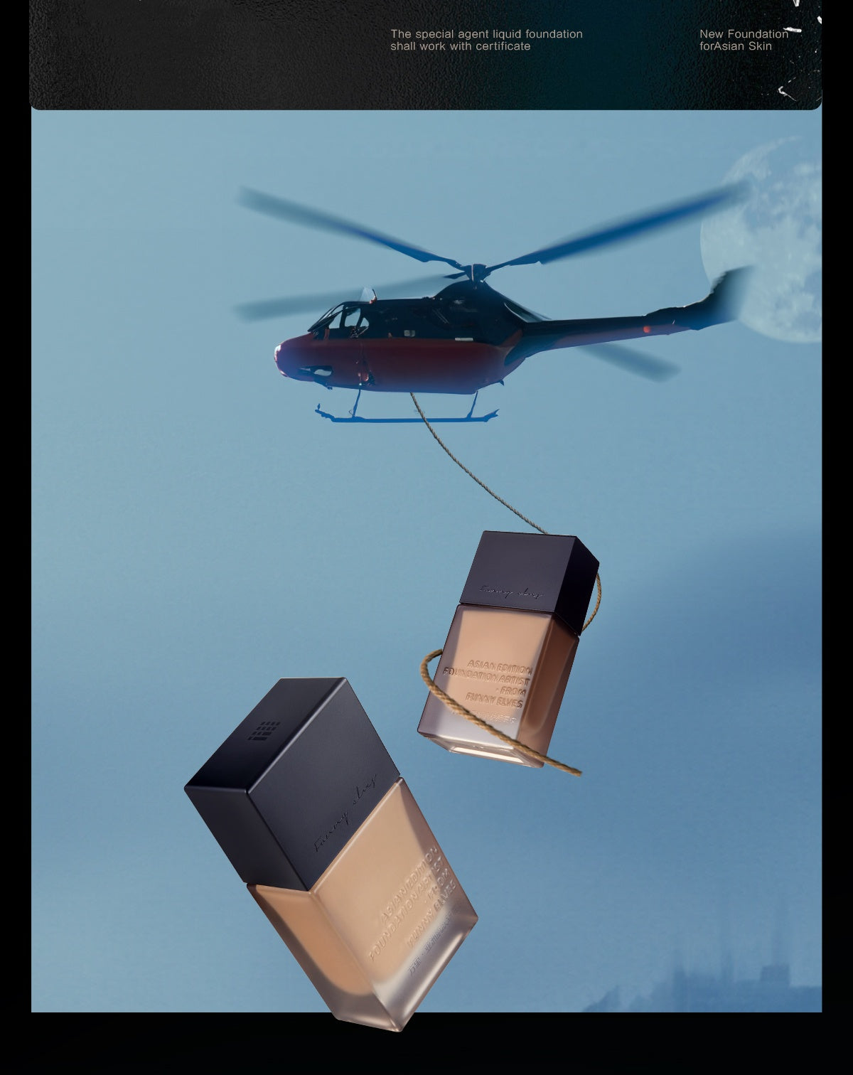 Funny Elves Special Agent Long-wear Concealer Liquid Foundation (3.0) T4829