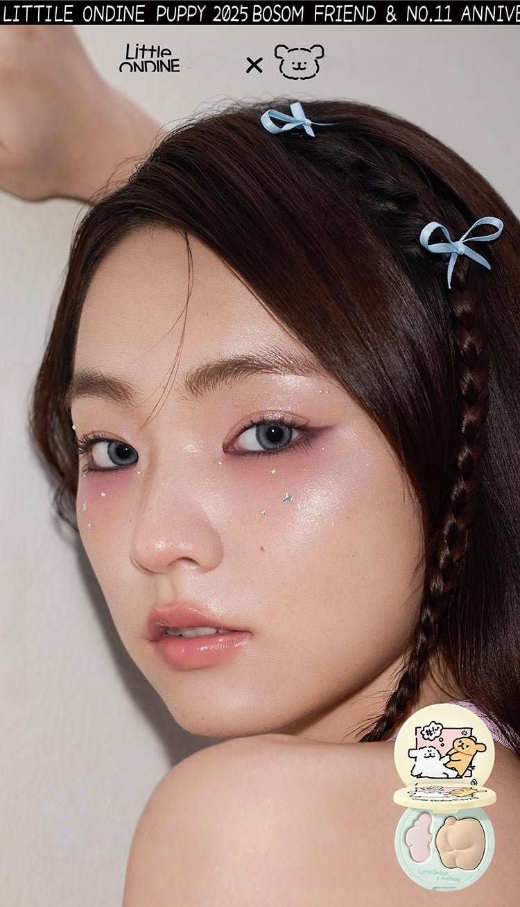 LITTLE ONDINE X Puppy Hug Double-effect Highlighter Palette T4753