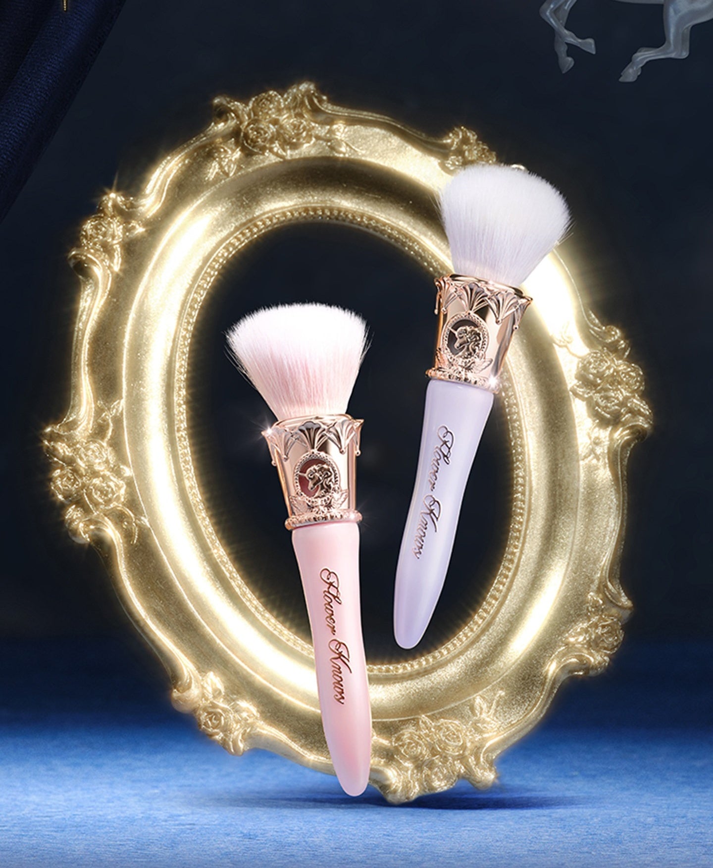 Flower Knows Knight Unicorn Collection Angled Blush Brush T5932