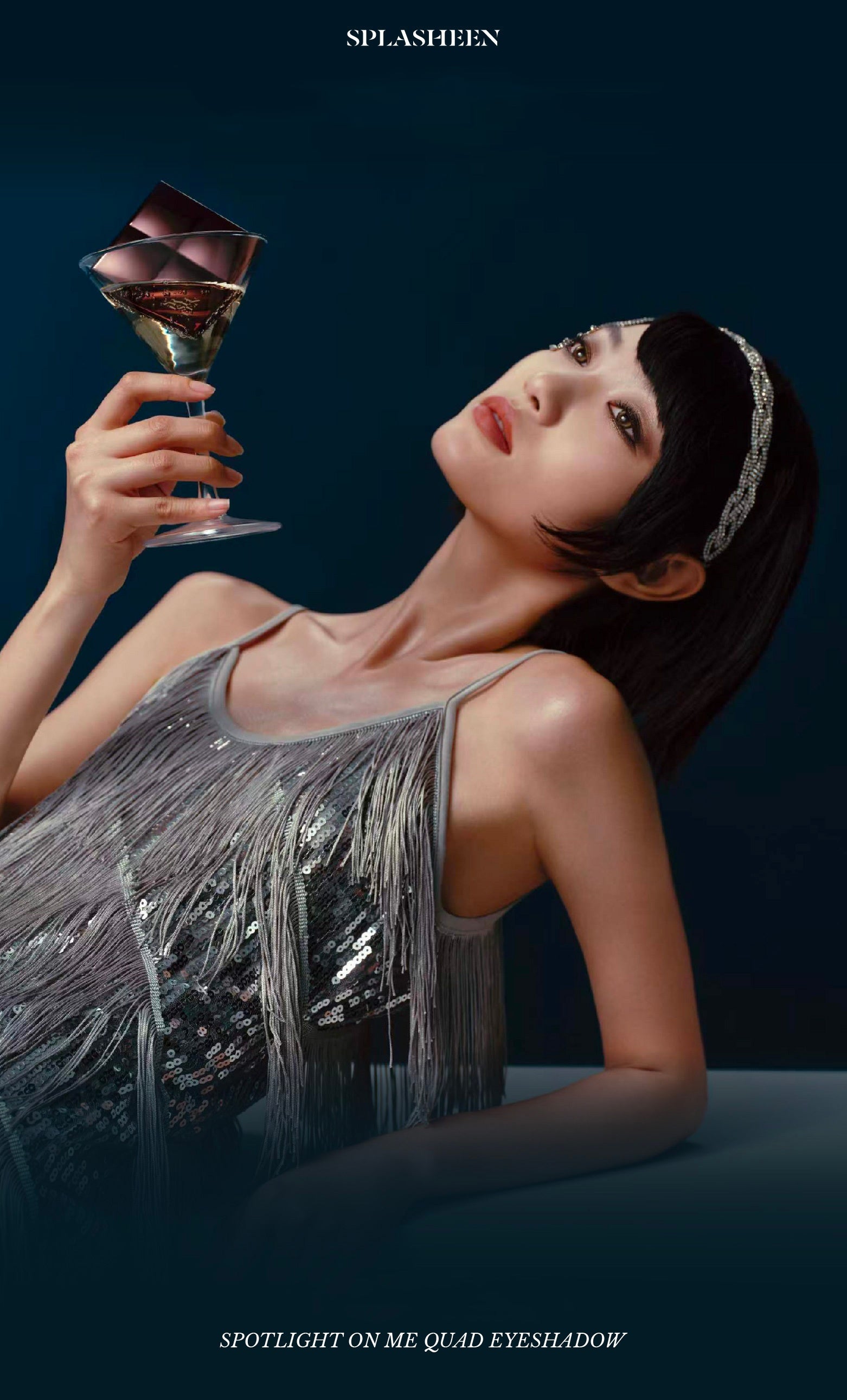 SPLASHEEN Spotlight On Me Quad 4-Color Eyeshadow Palette T4752