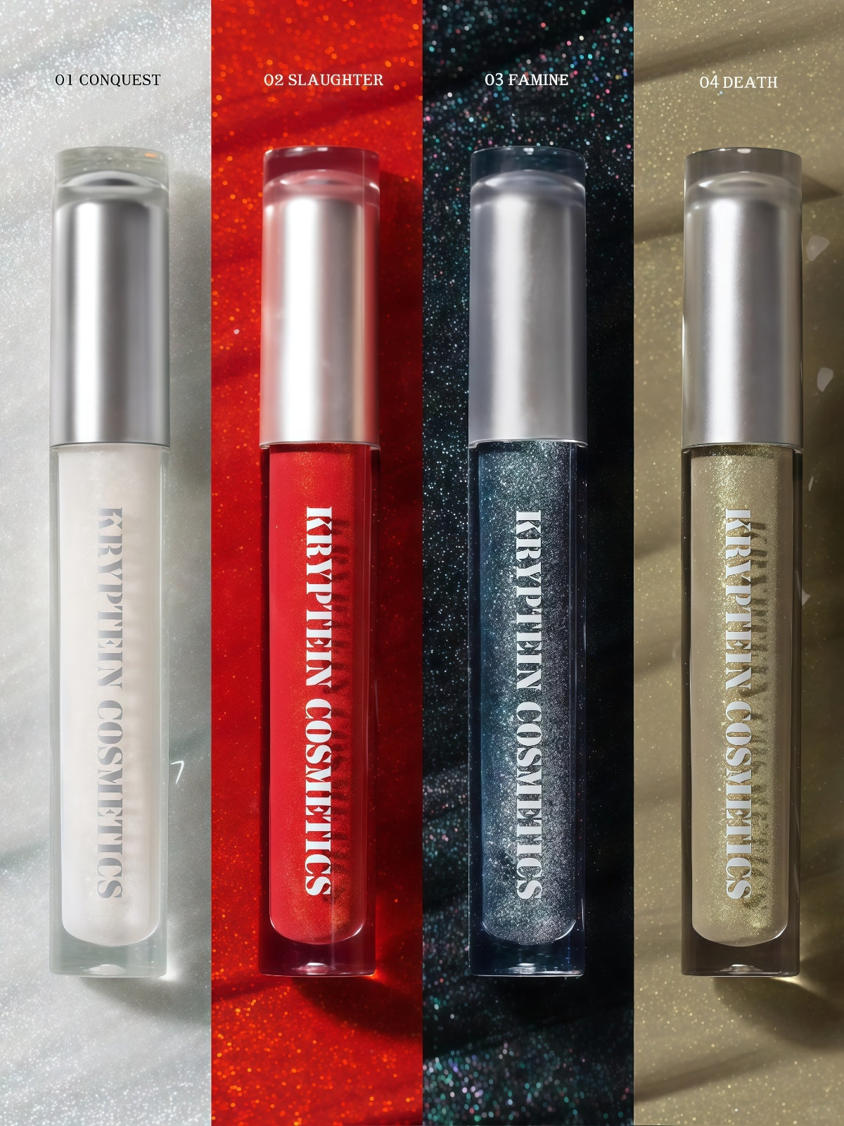 KRYPTEIN COSMETICS Apocalypse Collection Sparkles Mirror Lip Gloss T5270
