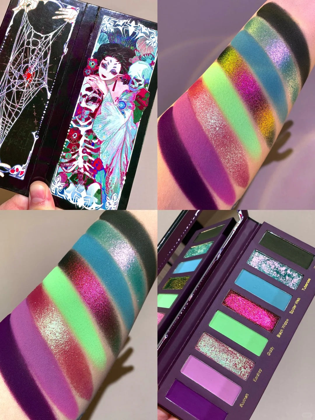 Narimi Night Spider 8-Color Chameleon Eyeshadow Palette (7.0) T4041