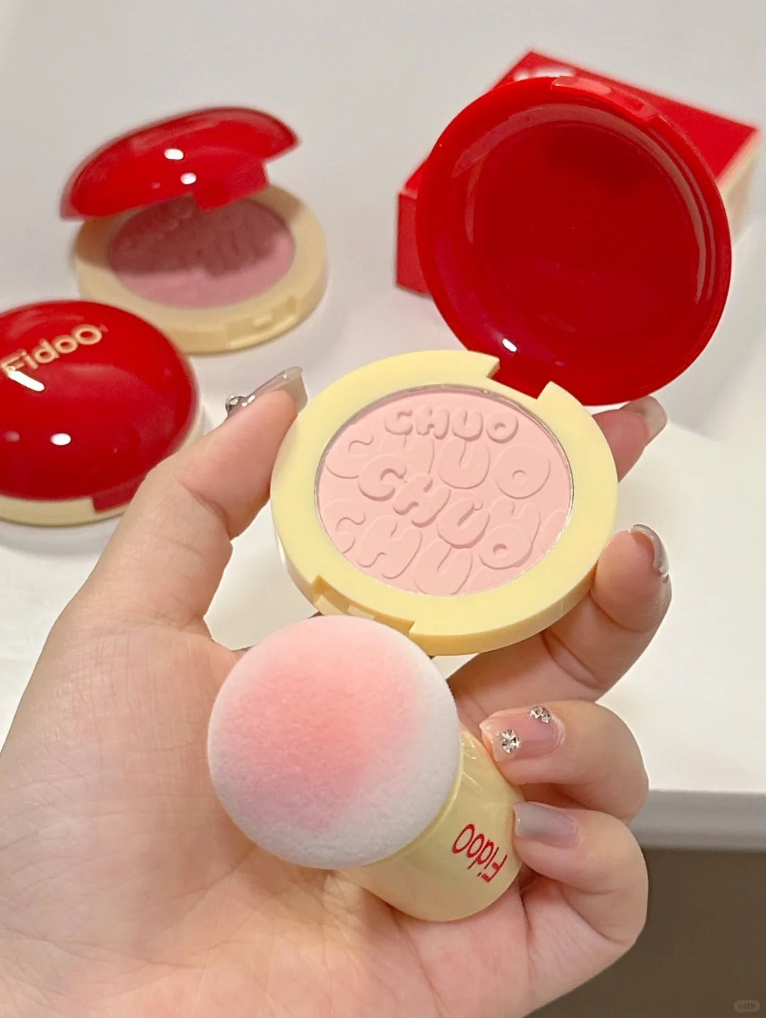 Fidoo Sweet Swelling Matte Blusher Powder T4033