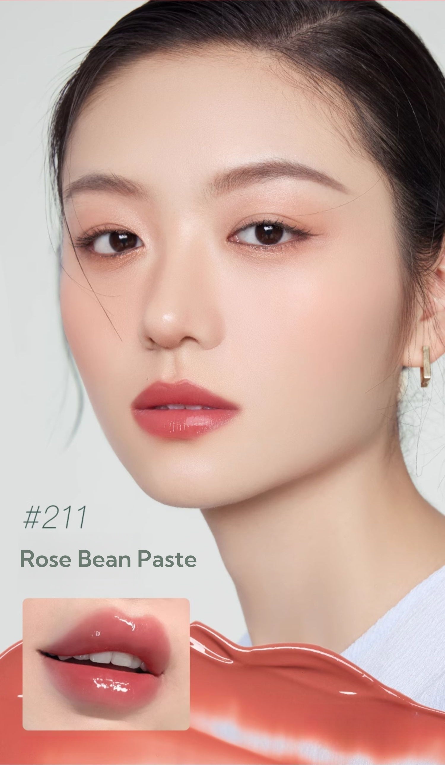 TIMAGE Jade Essence Glossy Moisturize Mirror Lipstick T4606