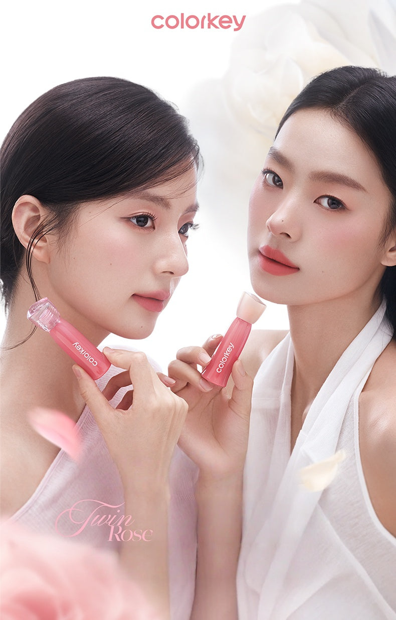 COLORKEY Twin Rose Long-wear Moist Matte Lip Glaze T5190