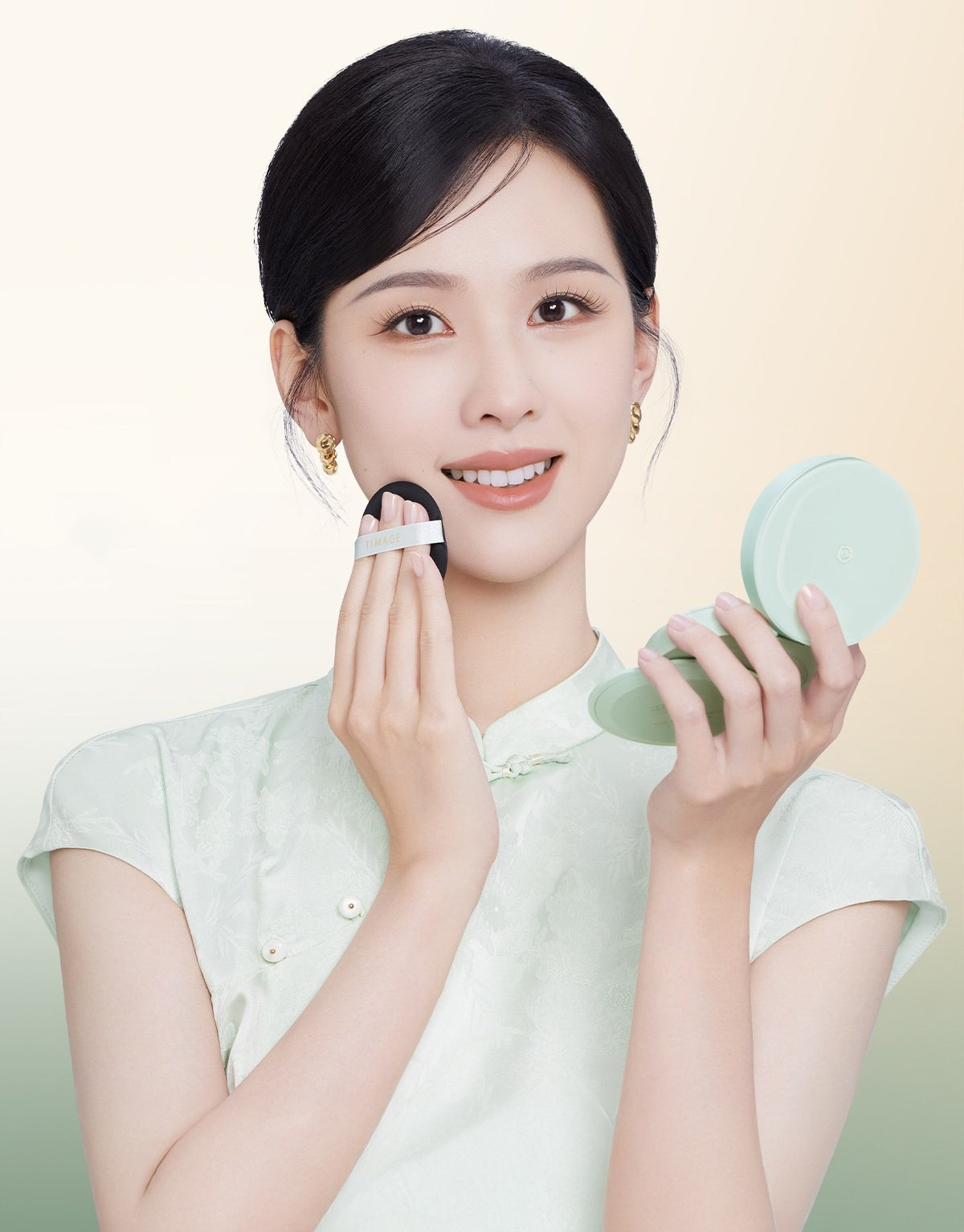 TIMAGE Round Tube Long-wear Air Cushion Foundation T6063