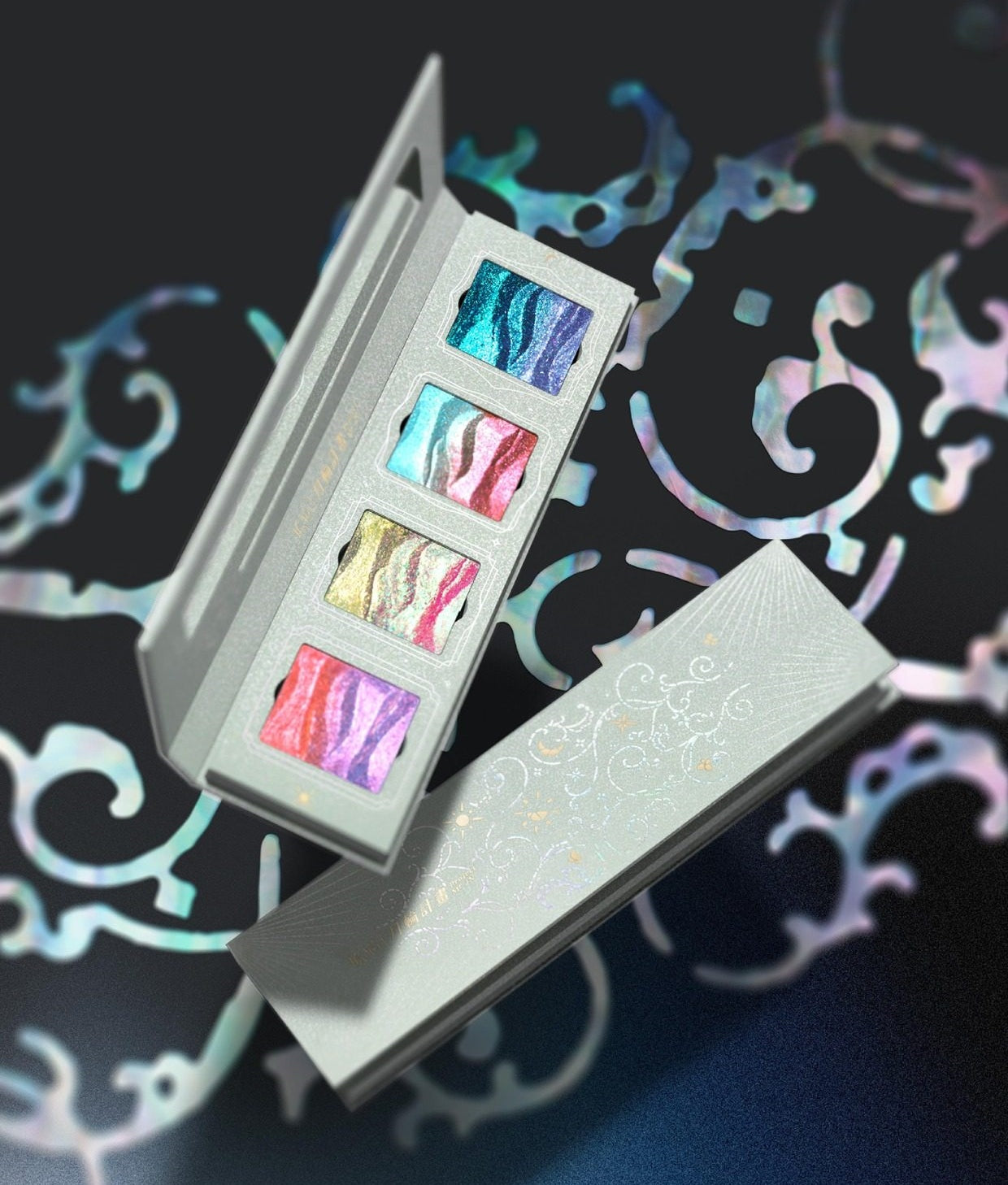 DRAMO Gradient Chameleon Eyeshadow Palette #Lux02 Sky in Sea T5520