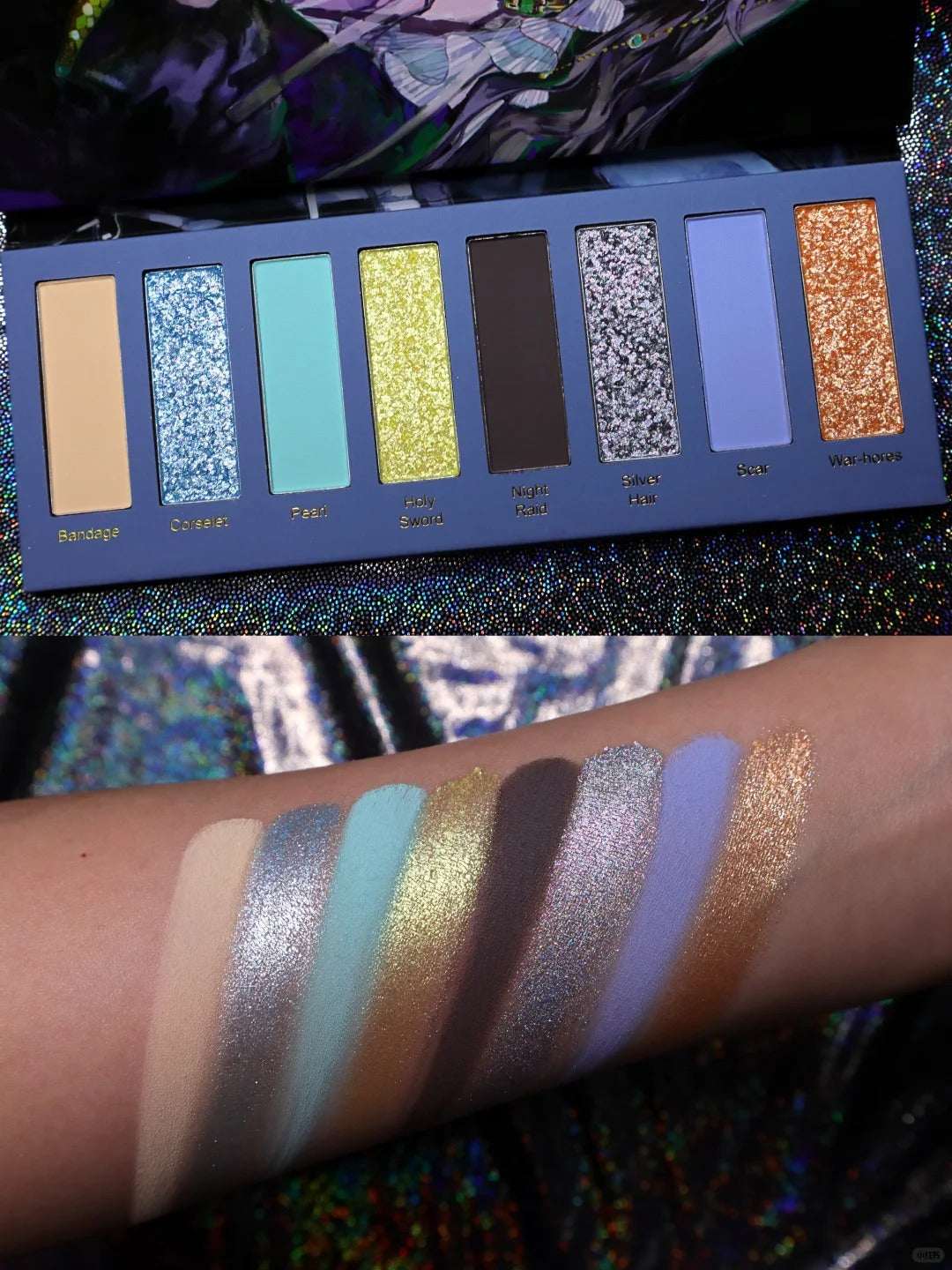 Narimi Pegasus Knight 8-Color Chameleon Eyeshadow Palette (8.0) T4619