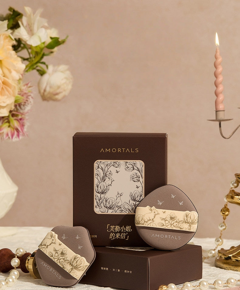 AMORTALS Garden Collection Makeup Powder Puff Set 2.0 T5740