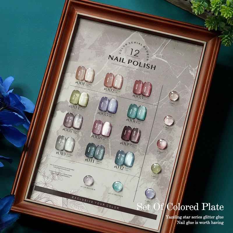 KellyKessa 15ml Samoli Ice Crystal Cat Eye Gel Polish T4508