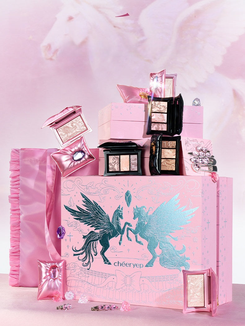 QianYan Pillow Gem Collection Highlighter & Eyeshadow Palette T5549