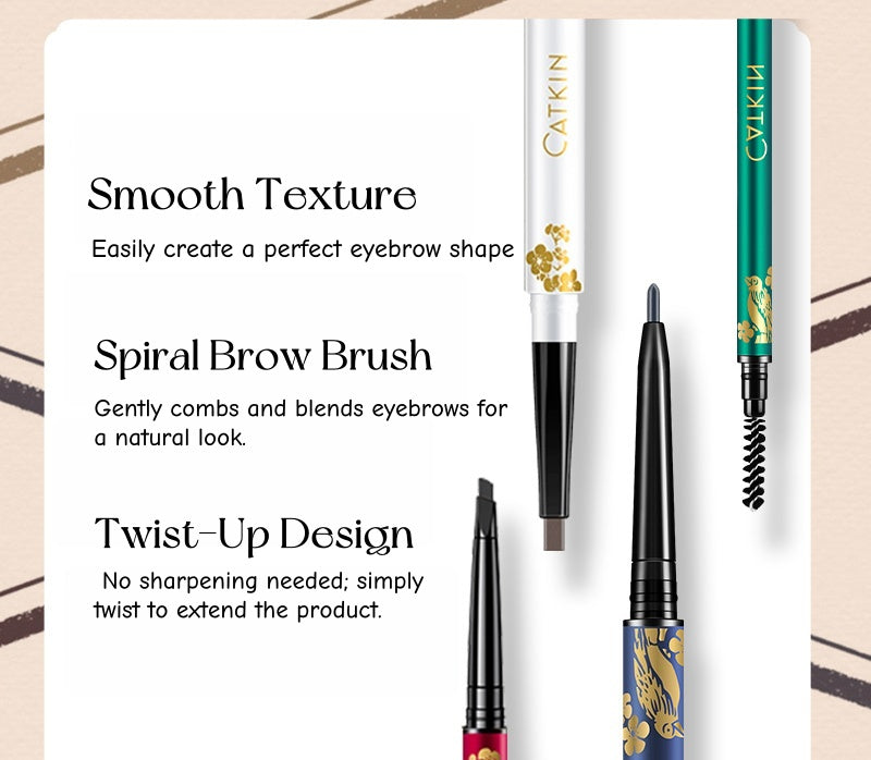 CATKIN Qing Ping Le Double-head Waterproof Eyebrow Pen 2 Pcs T5015