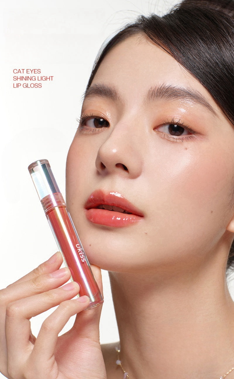 UKISS Cat Eyes Shining Light Moist Mirror Lip Gloss T4346