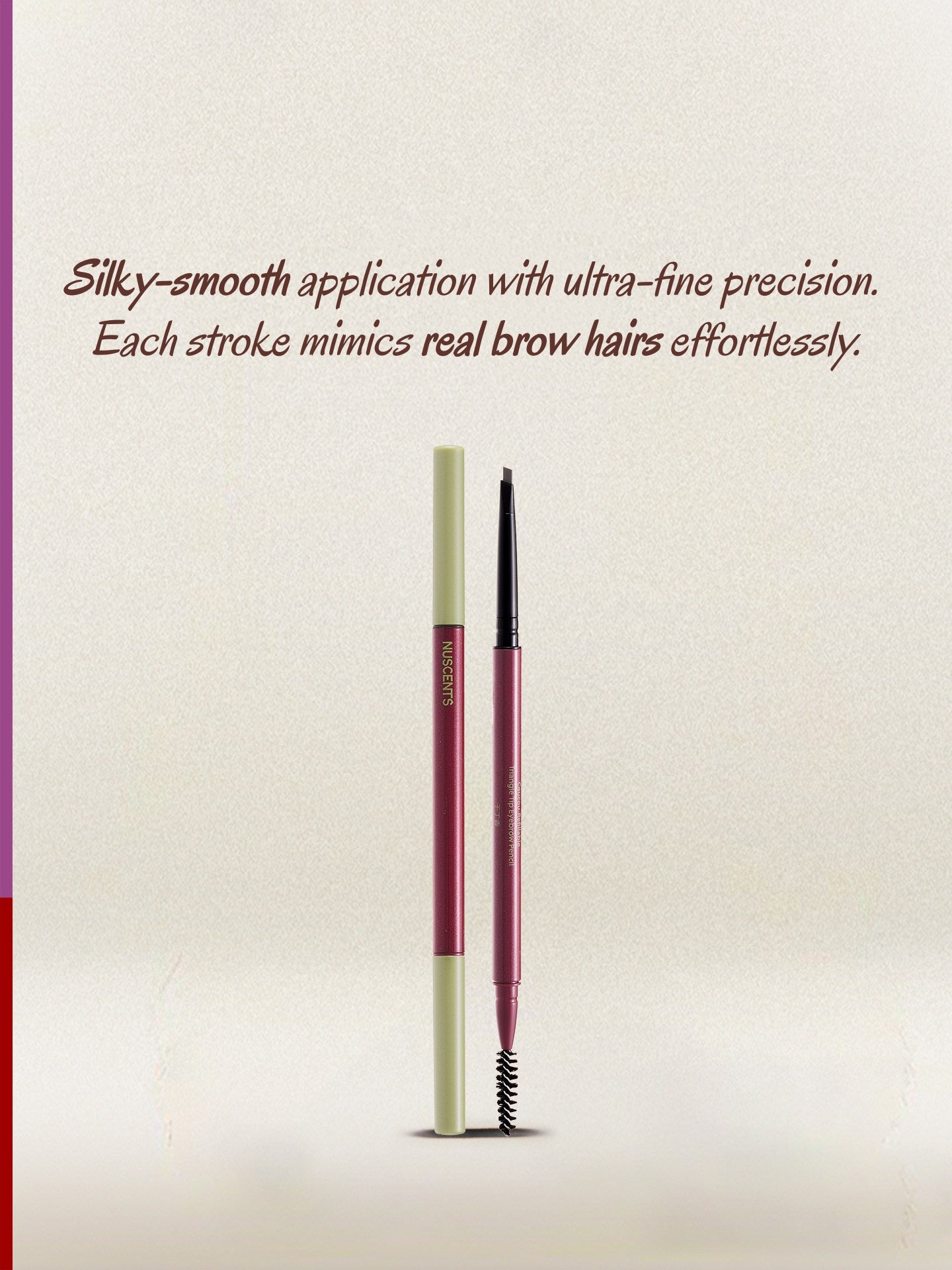 NUSCENTS Coucou Collection Replaceable Core Triangular Tip Eyebrow Pen T5747