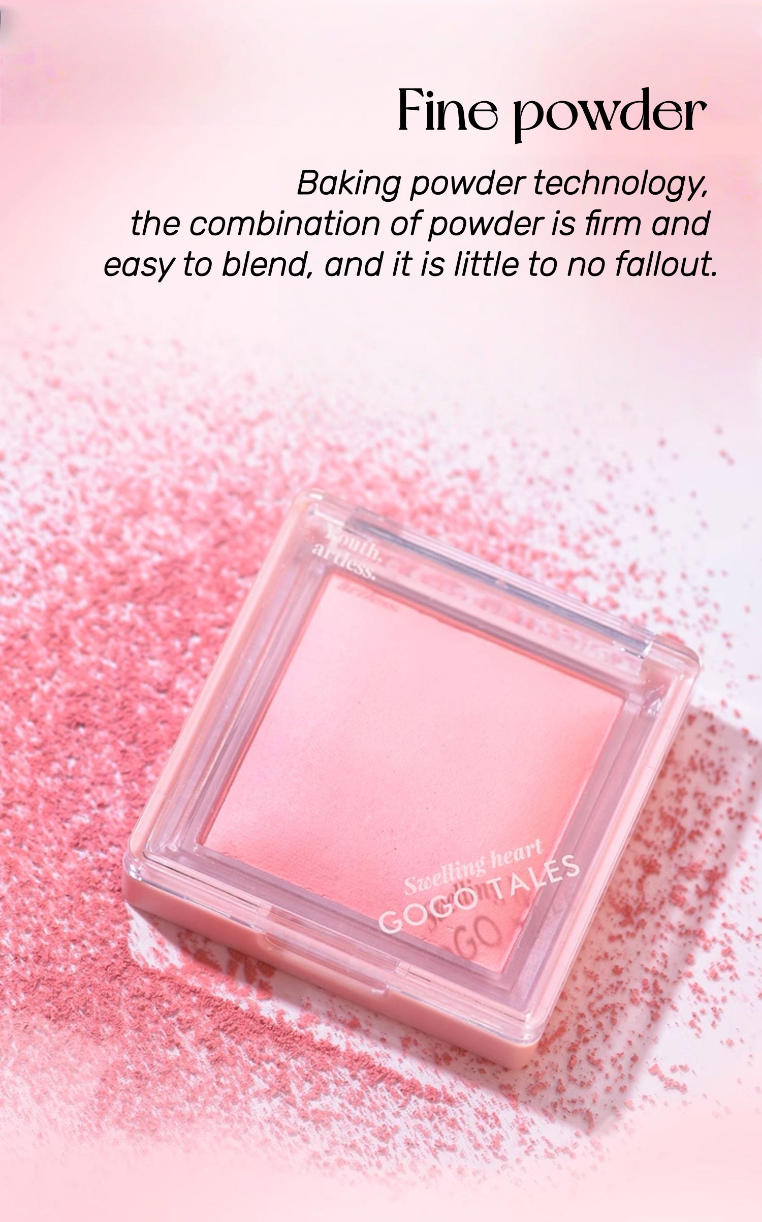 GOGO TALES Baked Mono Matte Blusher Powder T5248