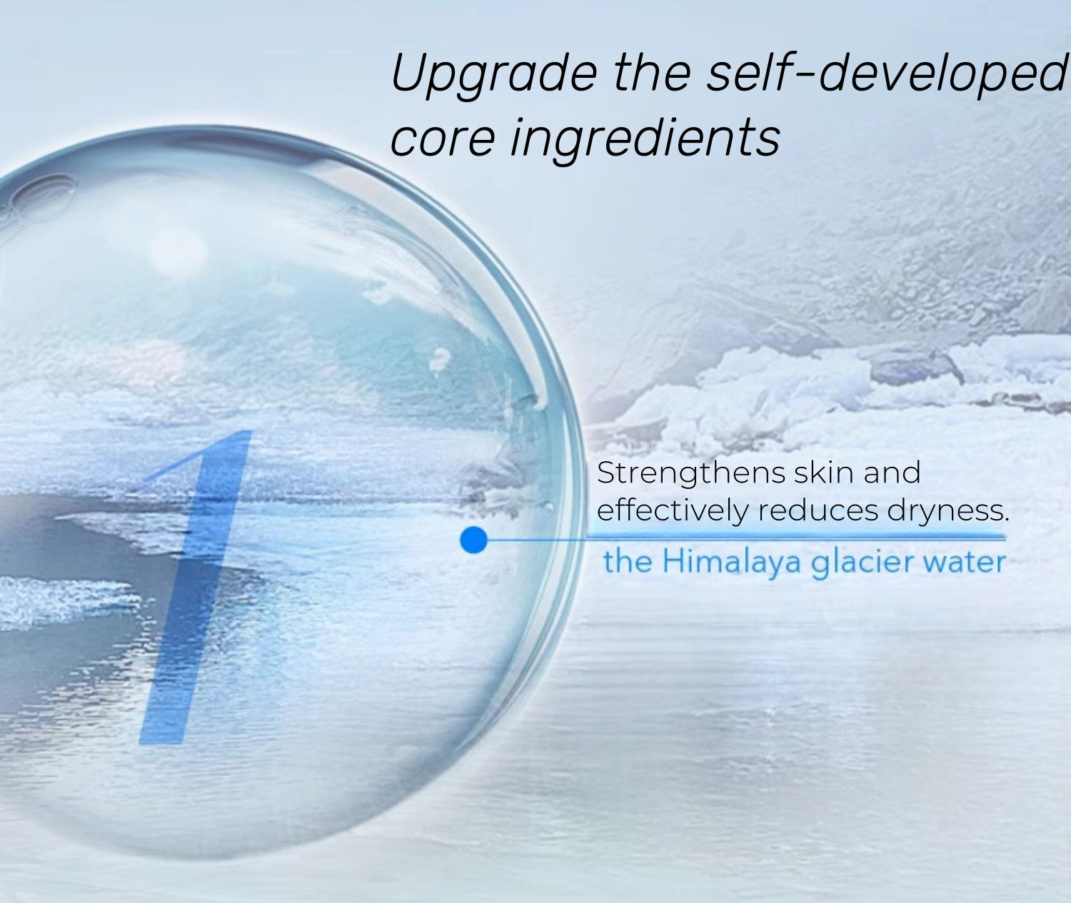 CHANDO Himalaya Snowy Region Repair Fugtighedscreme til ansigtet T4458