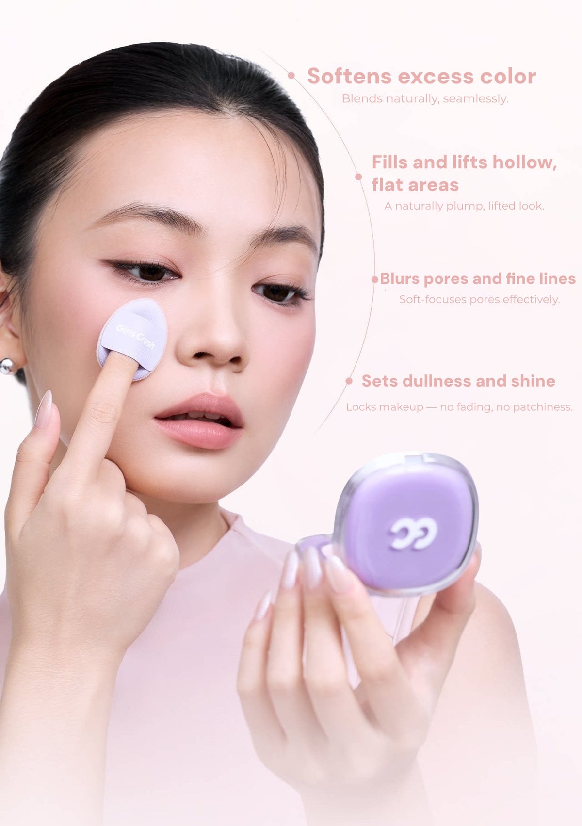 Girls Crush Soft Matte Multi-use Makeup Correct Powder T6044