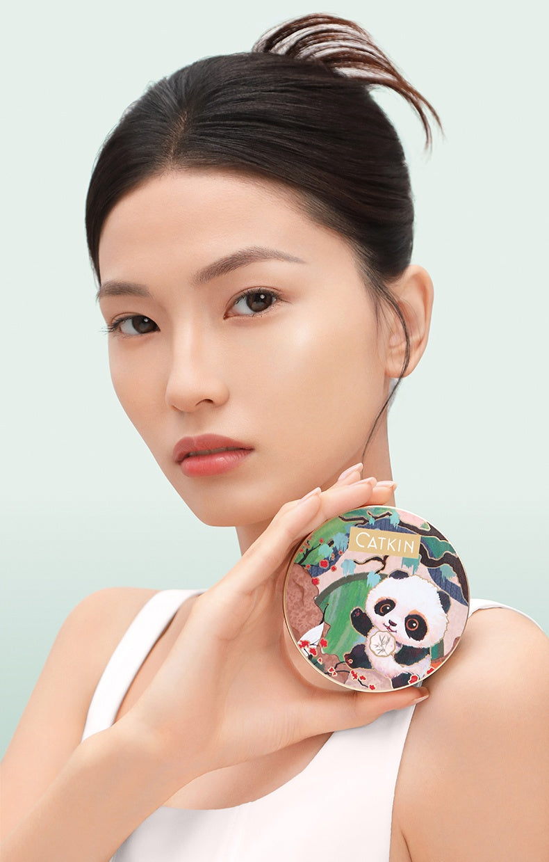 CATKIN Panda Paradise Concealer & Oil-control Air Cushion Foundation T5021