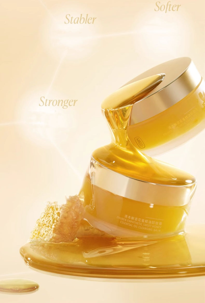 ZHUBEN Sweet Honey Essential Oil Cleansing Makeup Remover Cream T4823