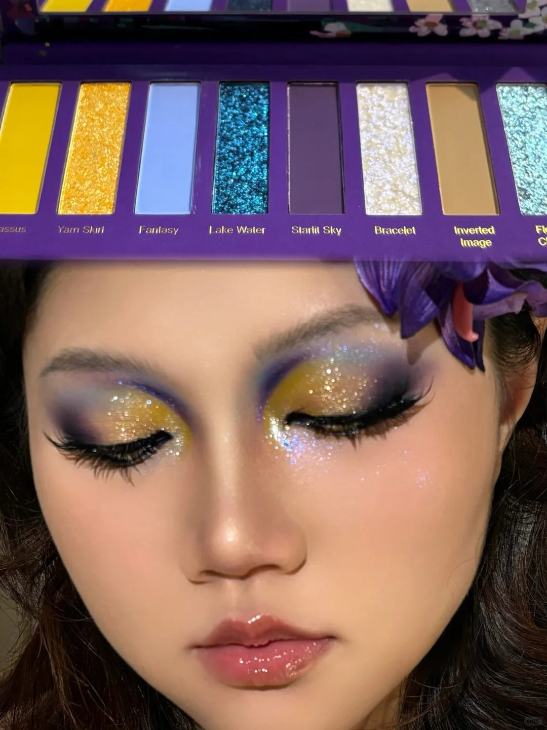 Narimi Midnight Narcissus 8-Color Chameleon Eyeshadow Palette (9.0) T5139